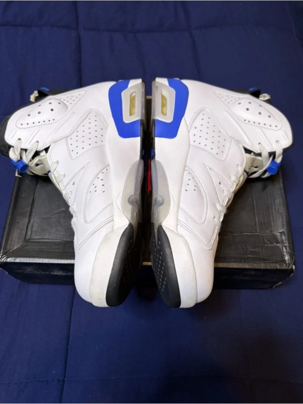 Jordan 6 Retro Sport Blue 2014 Size 12